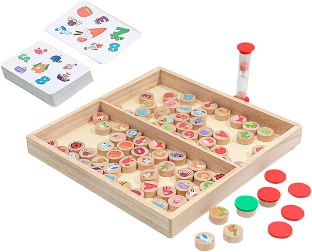 1 Set Parent Puzzle Board Game Educational Chess Game for Learning Memory and Matching Skills Development Interactive Fun for Parents