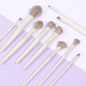 10 Pcs Professional Makeup Brushes KIt Eyeshadow Powder Fondation Beauty Tools Brush Soft Bristles Skin Friendly Women
