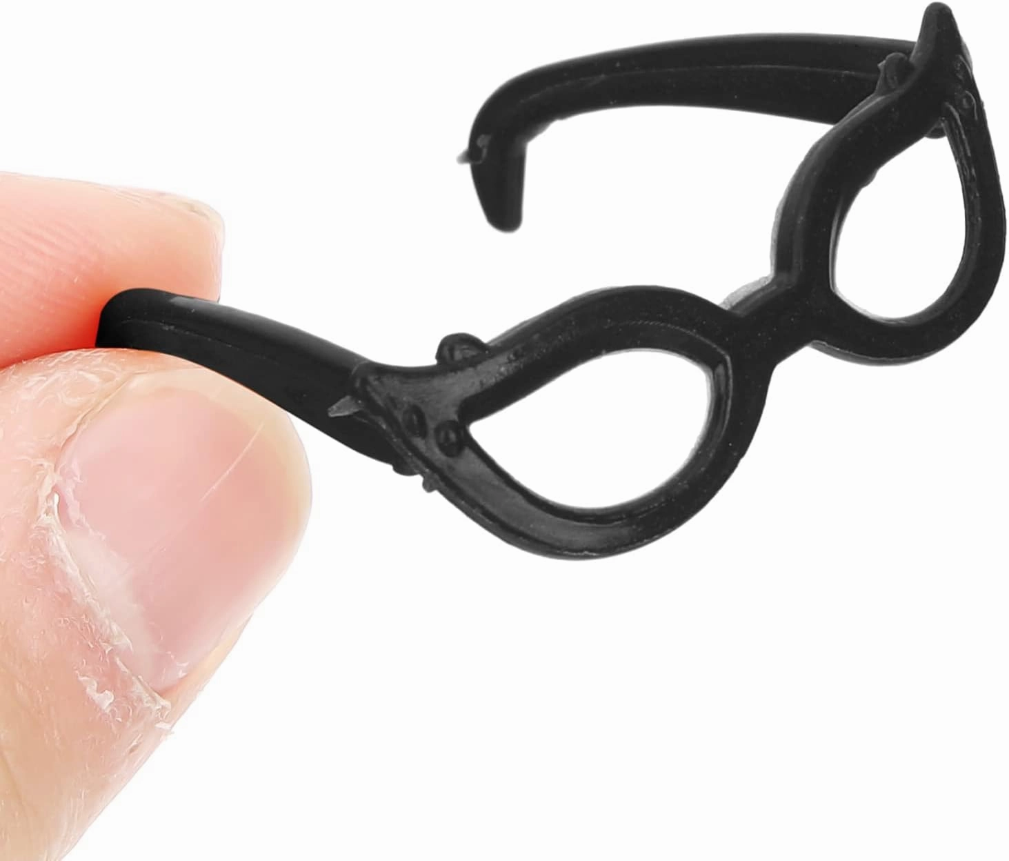 100pcs Doll Glasses Dollhouse Glasses Doll Costume Glasses Doll Sunglasses Doll Dress up Eyeglasses Dollhouse Eyeglasses Dolls Costume Eyeglasses Dog Miniature Little Doll Plastic