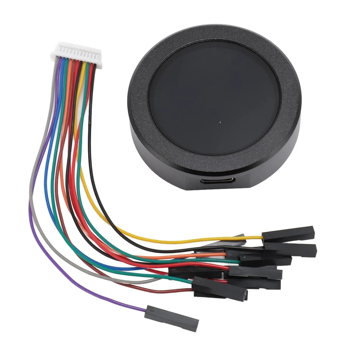 1.28 Inch Round Touch LCD Development Board, 240x240 Resolution, 65K Colors, Microcontroller Board for Device Development, Capacity Storage via USB, Low Modes