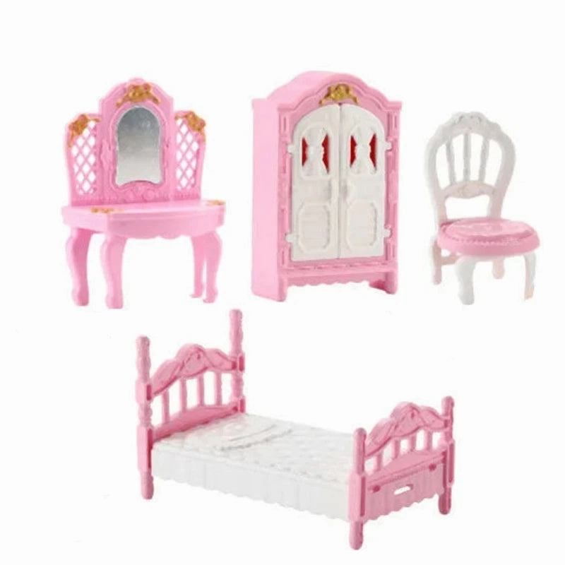 1:12 Miniature Home Furniture Set, Doll Accessories For Bedroom, Living Room, Kitchen And Bathroom, Doll House Accessories, Gift