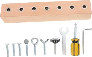 1Set Montessori Wooden Busy Board Sensory Activity for Enhances Fine Motor Skills Hand Eye Coordination for Travel Preschool Learning Activities