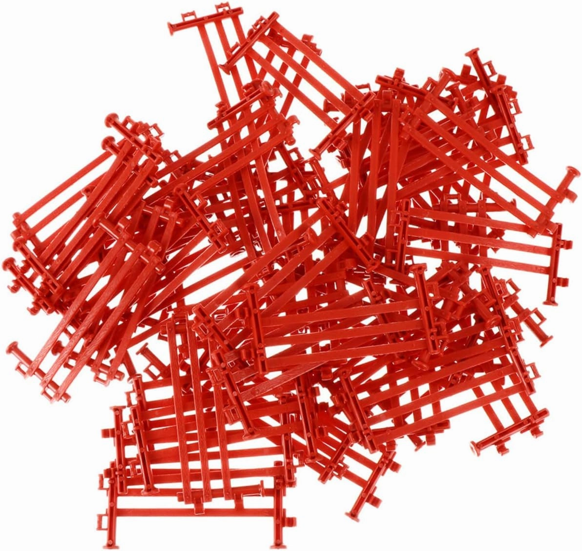 200Pcs Miniature Fencing Accessory for Micro Landscape Decoration Brick Fence for Fairy Garden Crafts Compact Design for Dollhouse Scene Easy to Use