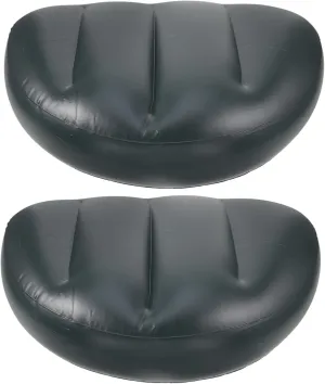 2pcs Green PVC Fishing Seat Pad Comfortable Fishing Cushion for Boat Lightweight Compact Design Relieves Pressure for Kayaks Canoes and Outdoor Adventures