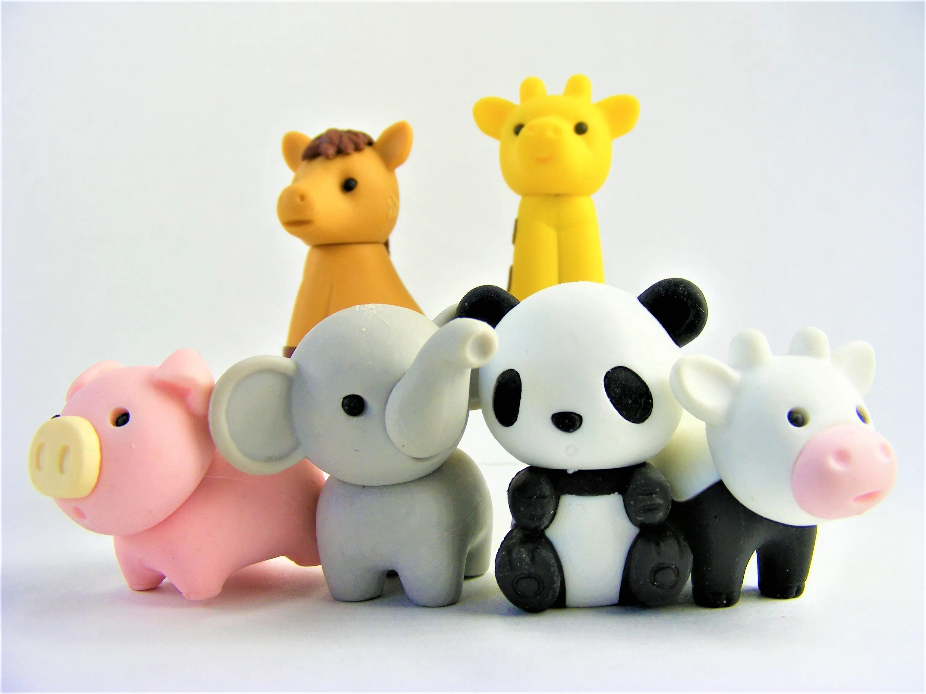 38032 IWAKO ZOO ANIMAL ERASERS-60