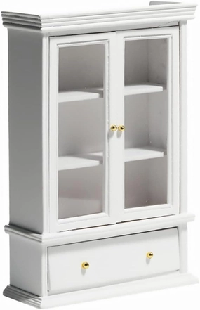 3pcs Mini Cabinet Model Furniture Adornment Compact Case for Dollhouse Decoration Safe Lifelike Design Color Option for Miniature Displays and Craft Projects