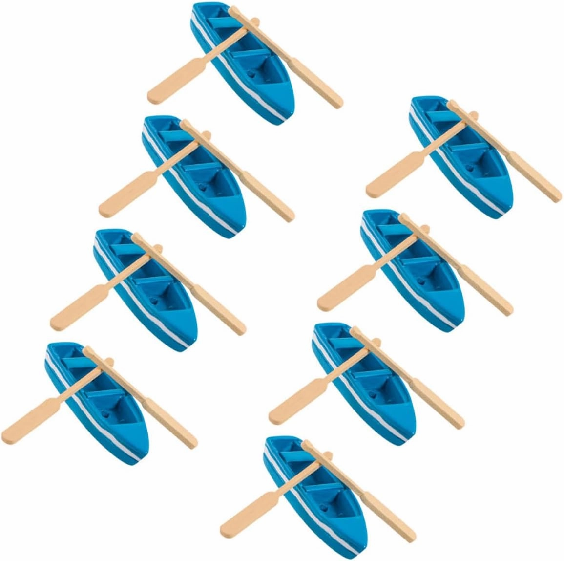 40sets Miniature Boat Figurines and Models for Beach Decor Compact for Dollhouse and Home Landscape Crafting
