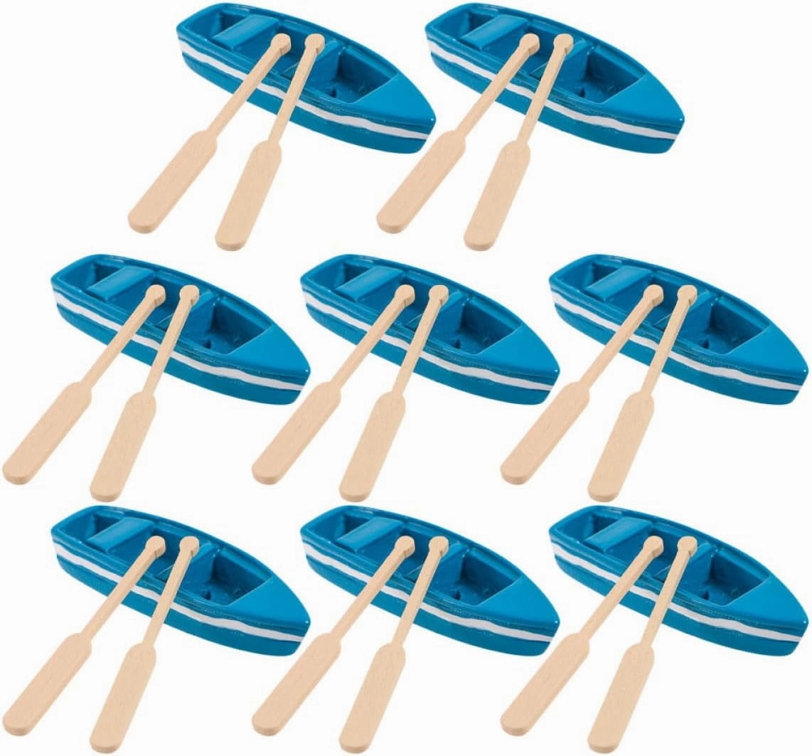 40sets Miniature Boat Figurines and Models for Beach Decor Compact for Dollhouse and Home Landscape Crafting