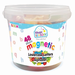48 Piece Magnetic Lower Case Letters Alphabet