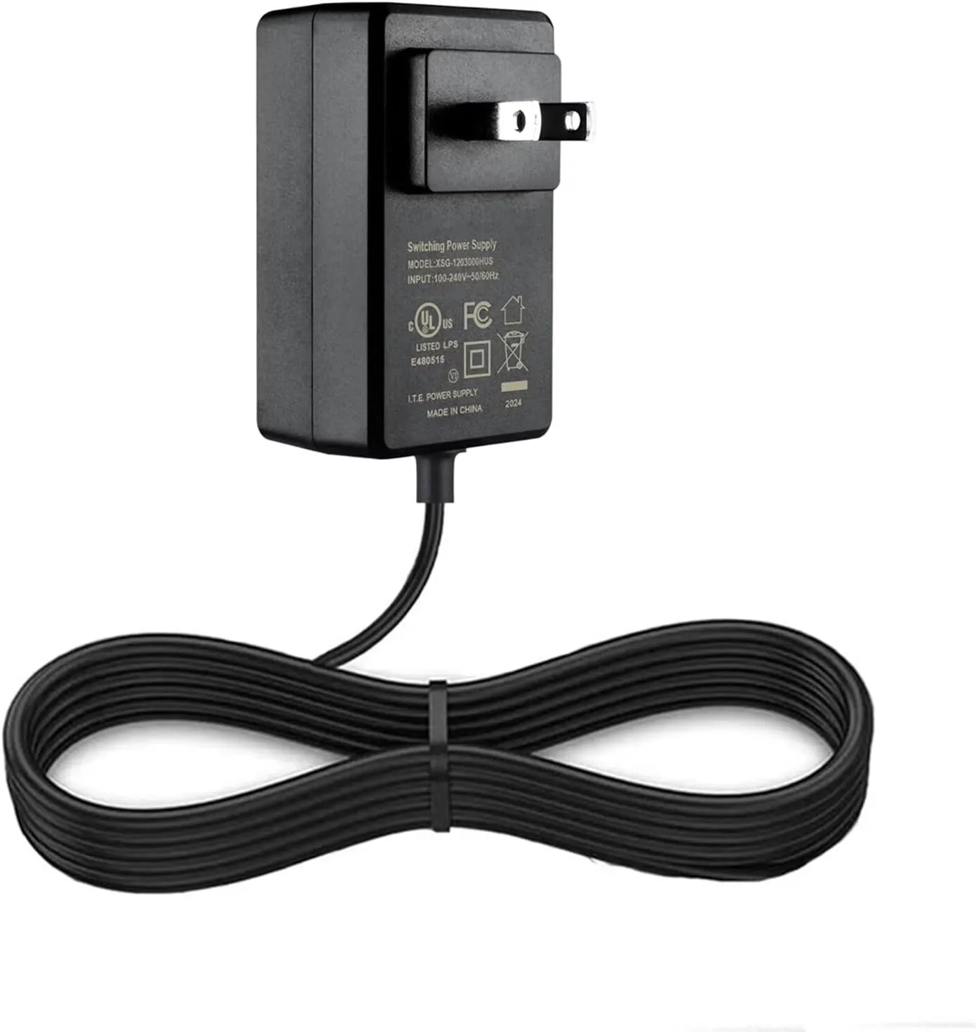 4ft Ac Dc adapter for Zoostorm Freedom 10-270 MPA-12030 Replacement switching power supply cord charger wall plug spare, Black, SEAQDM-240723-0369