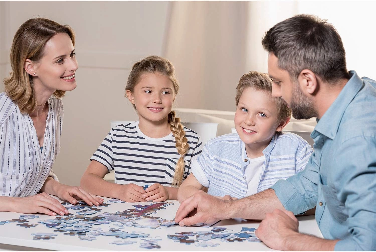 500 Pieces Puzzles for Adults Funny Train Narrow-Gauge Railway - Relieving Games for Everyone-Perfectly for Home Decor