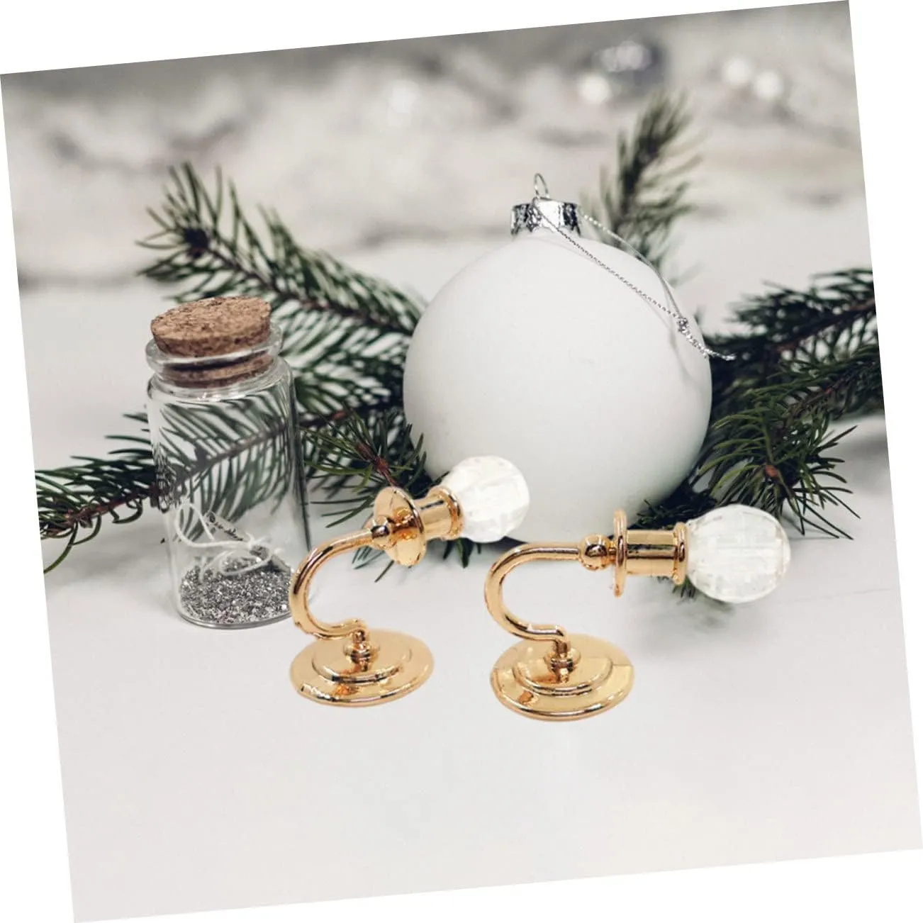 5pairs Mini House Wall Lamp Model of Decorative Wall Lights for Dollhouse Adornment Miniature Lighting Props for Boys and Girls Room and Mini Landscape Decor