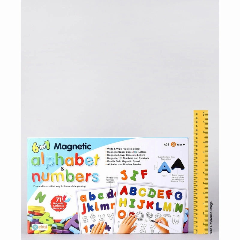 6 in 1 Magnetic Alphabet & Numbers (3-5 Years)