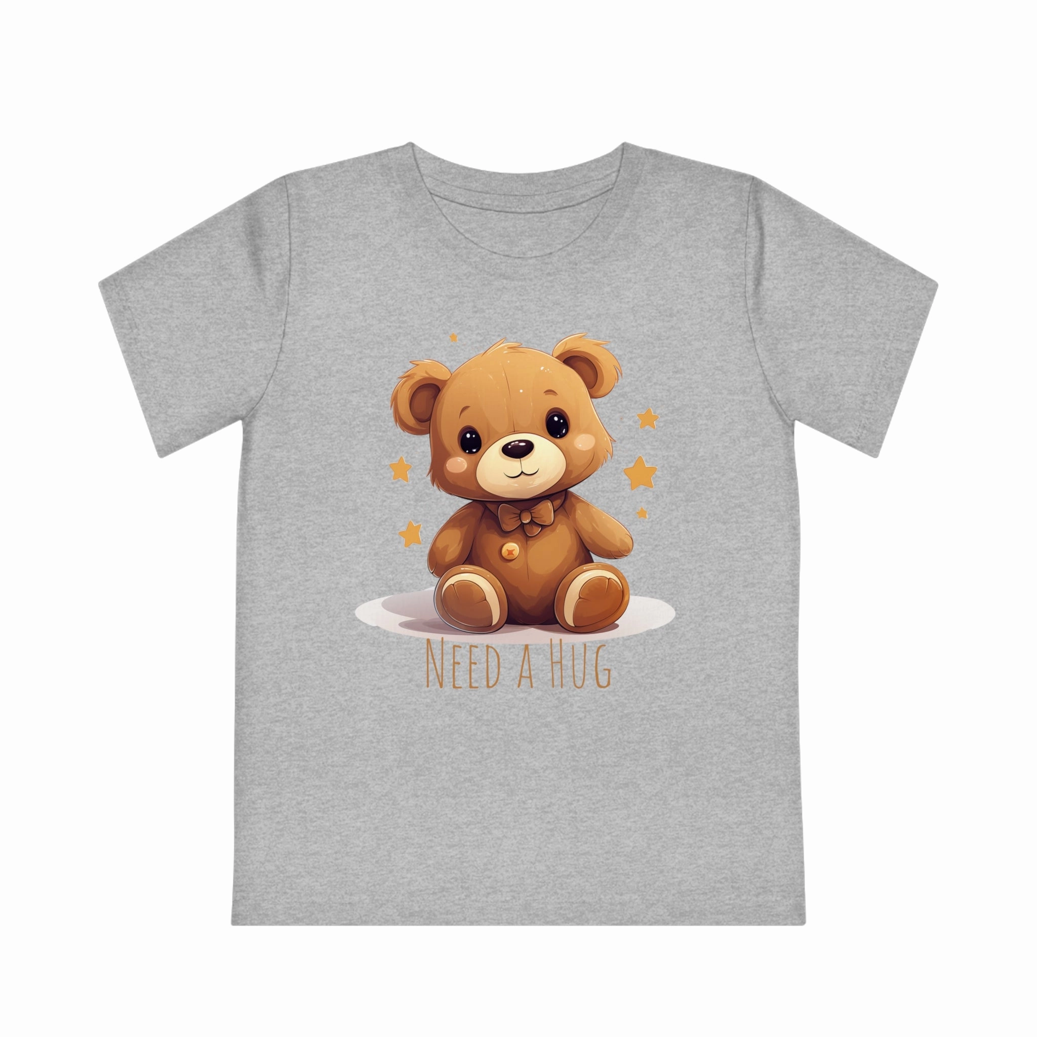 "Need a Hug?" Cute Teddy Eco-friendly Kids Tee