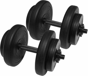 Adjustable Dumbbell Set, 40lbs Free Weights Set for Exercise and Fitness