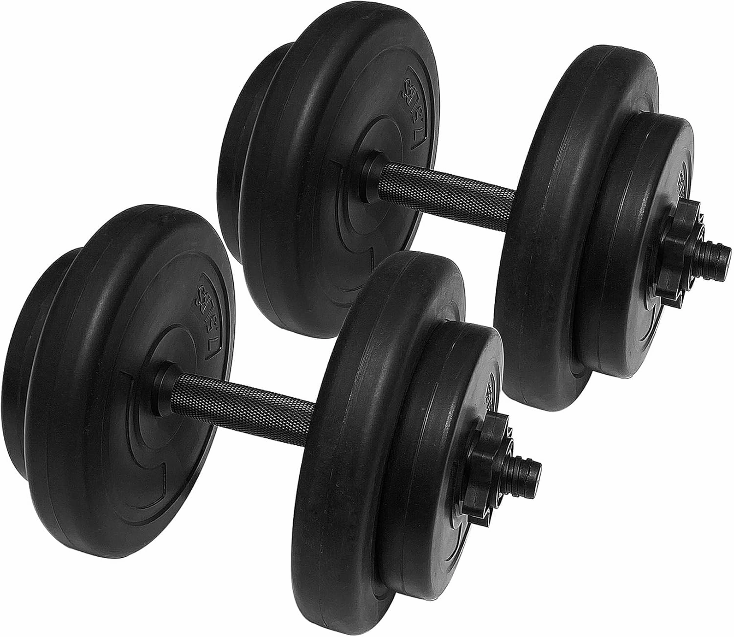 Adjustable Dumbbell Set, 40lbs Free Weights Set for Exercise and Fitness
