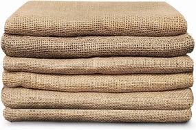 Agfabric 12pack 24"x40" Burlap Potato Sack Race Bags for Kids & Adults, Durable Sack Race Bags Outdoor Lawn Games, Easter, BBQ, Picnic, Block Party, Family Reunion, Birthday, Halloween - Set of 12