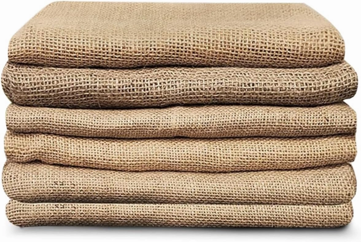 Agfabric 12pack 24"x40" Burlap Potato Sack Race Bags for Kids & Adults, Durable Sack Race Bags Outdoor Lawn Games, Easter, BBQ, Picnic, Block Party, Family Reunion, Birthday, Halloween - Set of 12