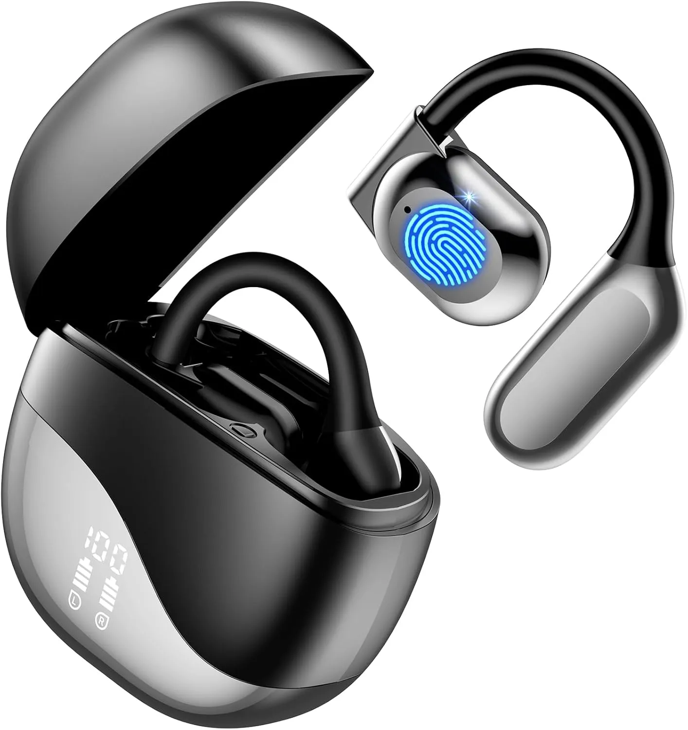 AI Translation Earbuds Real Time for iPhone and Android, 144 Language Translator Earbuds 3-in-1 Translating Headphones Audifonos Traductores Translator Device for Travel Business Learning