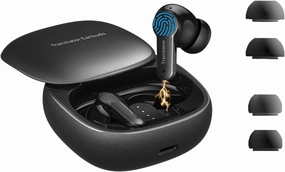 AI Translation Earbuds Real Time, Translator Earbuds Support 144 Languages & Accents, Audifonos Traductores Inglés Español, 3-in-1 Smart Bluetooth Headphones Ideal for Travel Business Learning (Black)