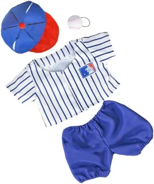 All-Stars Baseball Uniform W/Hat & Ball Outfit for Plush Toys - Fits Most 6" to 10" Toys - Shine in Style