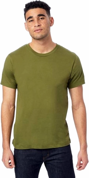 Alternative Men's T shirt, Cool Blank Cotton Shirt, Short Sleeve Go-To Tee