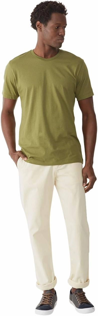 Alternative Men's T shirt, Cool Blank Cotton Shirt, Short Sleeve Go-To Tee