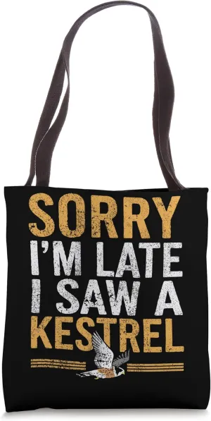 American Kestrel Birder Birdwatching Birding Kestrel Tote Bag