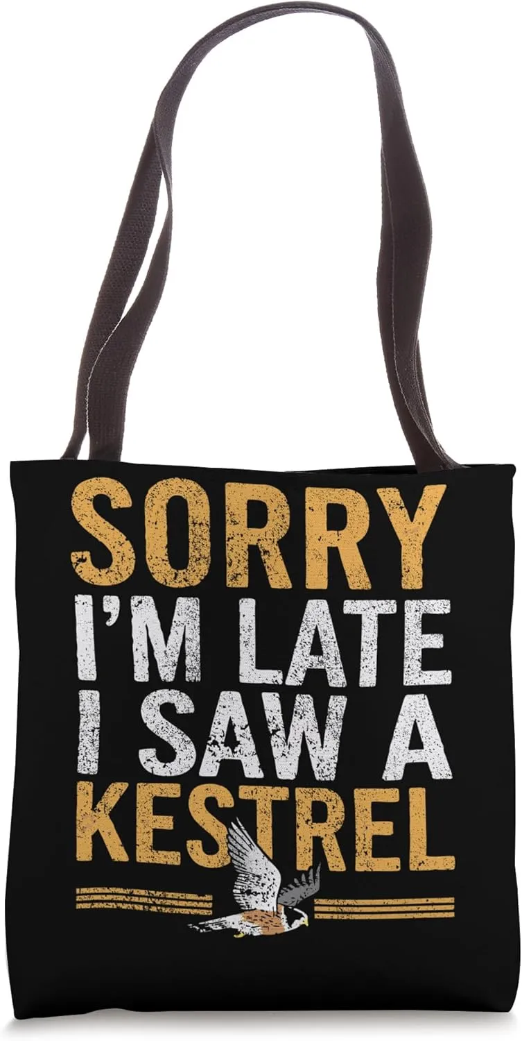 American Kestrel Birder Birdwatching Birding Kestrel Tote Bag