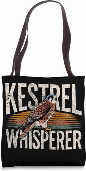 American Kestrel Whisperer Birder Funny Kestrel Tote Bag