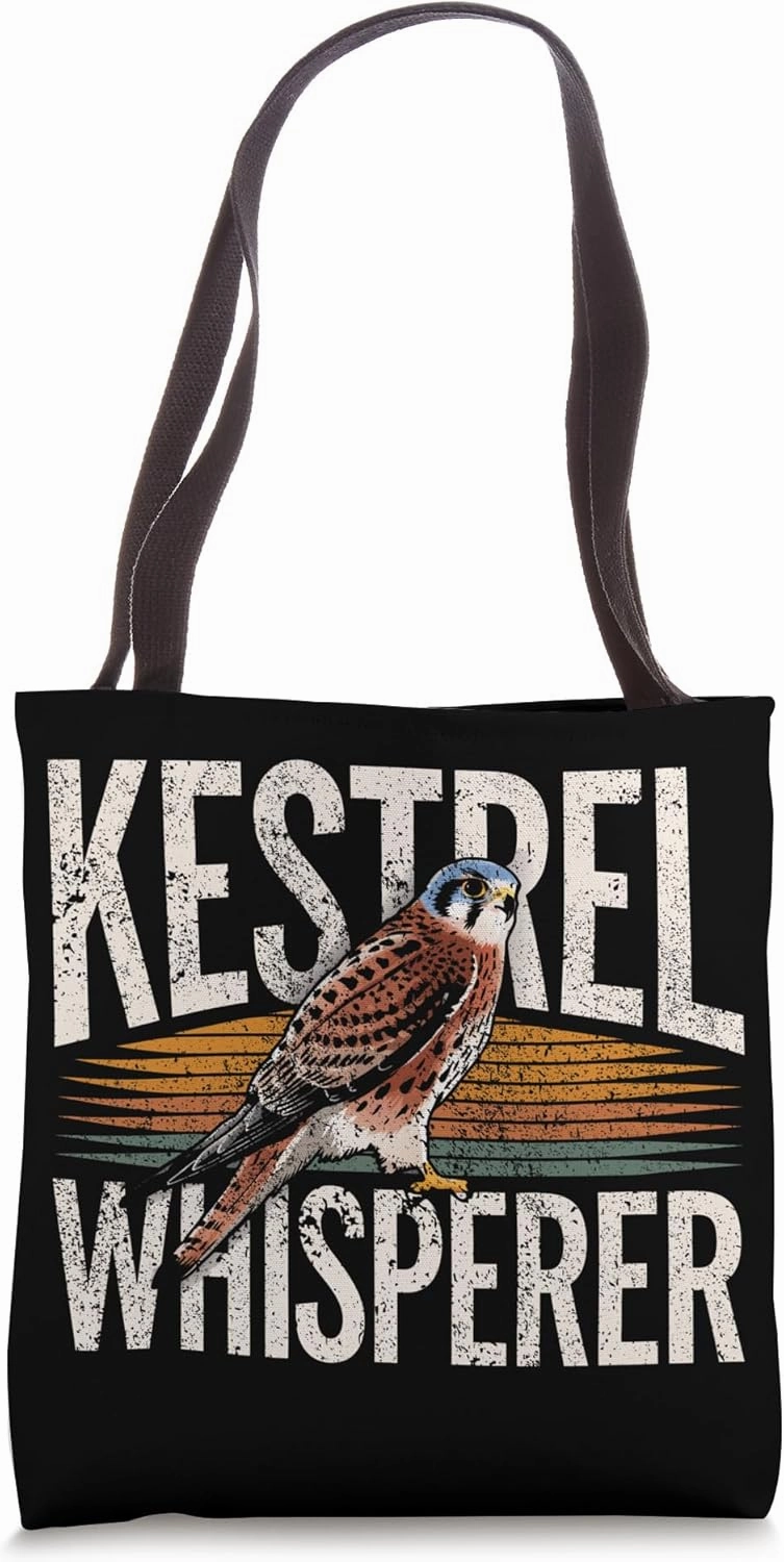 American Kestrel Whisperer Birder Funny Kestrel Tote Bag