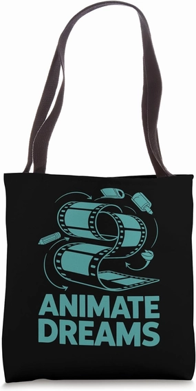 Animate Dreams Animation Draw Sketch Animate Storytelling Tote Bag