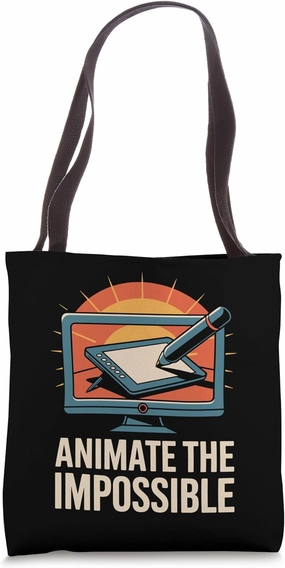 Animate The Impossible Animation Draw Animate Storytelling Tote Bag