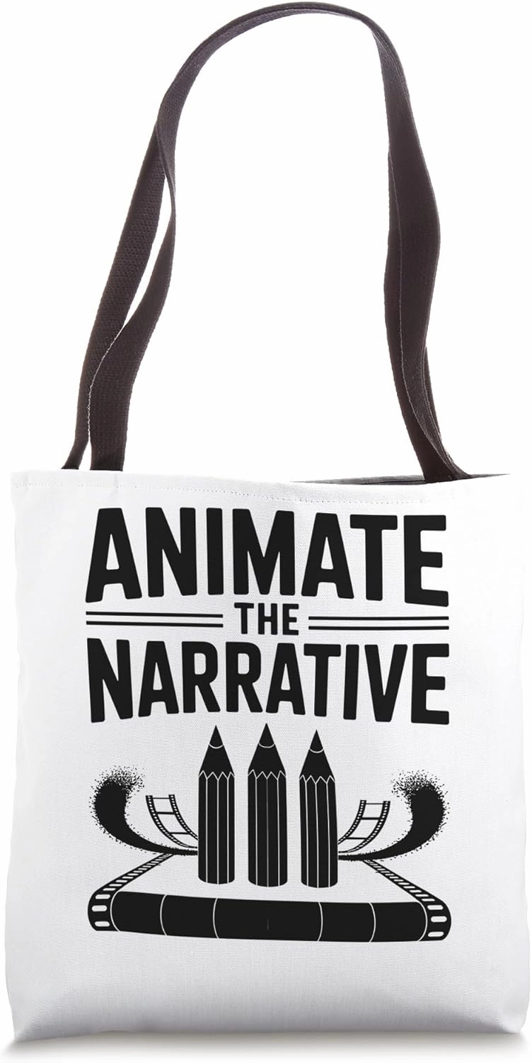 Animate The Narrative Animation Sketch Animate Storytelling Tote Bag