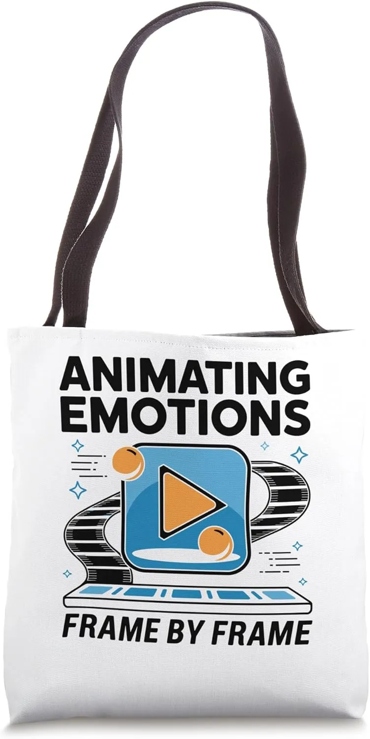Animating Emotions Frame By Frame Animation Draw Animate Tote Bag