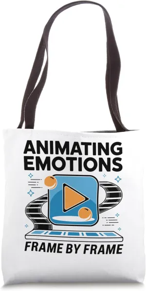 Animating Emotions Frame By Frame Animation Draw Animate Tote Bag