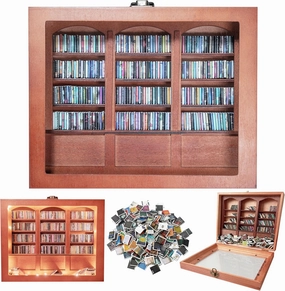 Anxiety bookshelf with mini books for book lover,Shake away your anxiety,Tiny bookshelf,Mini library or coffee table books decor,Aesthetic bookshelf,Mini dollhouse accessories,Bookshelf diorama