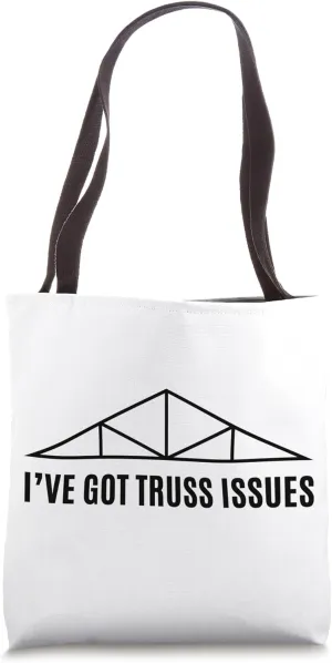 Architect Truss Issues Architecture CAD Drawing Tote Bag