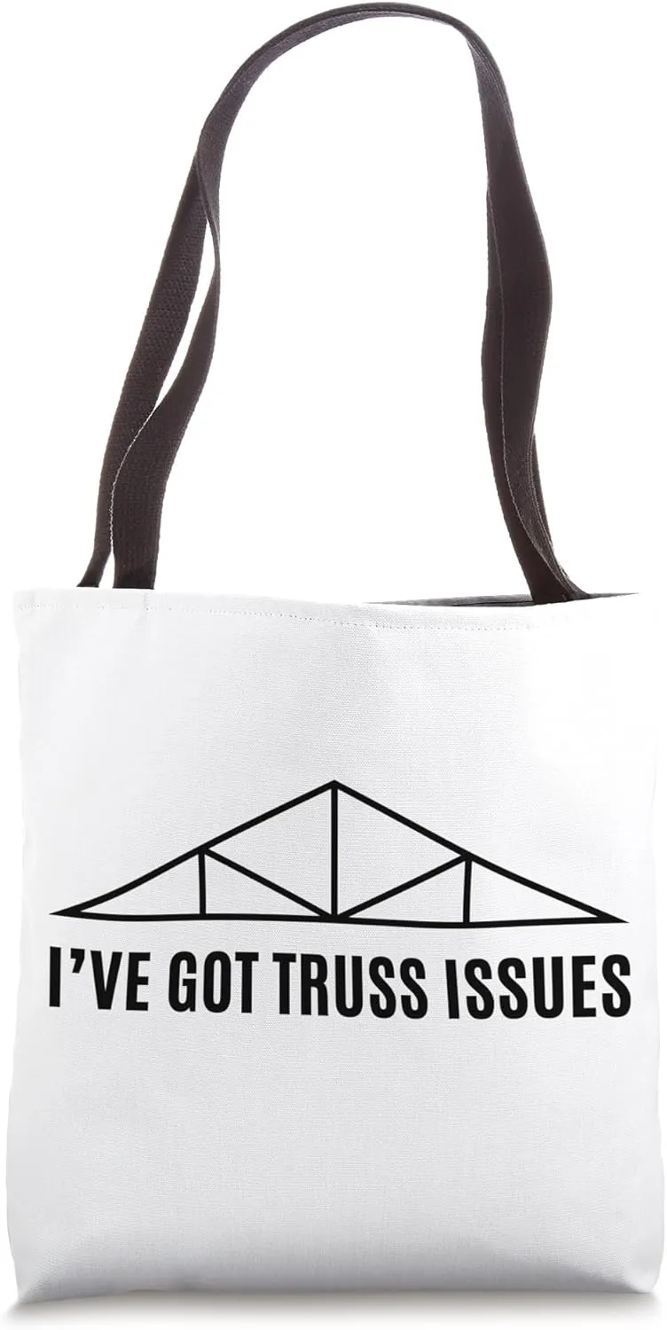 Architect Truss Issues Architecture CAD Drawing Tote Bag