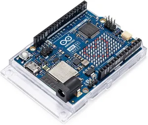 Arduino UNO R4 WiFi [ABX00087] - Renesas RA4M1 / ESP32-S3 - Wi-Fi, Bluetooth, USB-C, CAN, DAC, OP AMP, Qwiic Connector, 12x8 LED Matrix