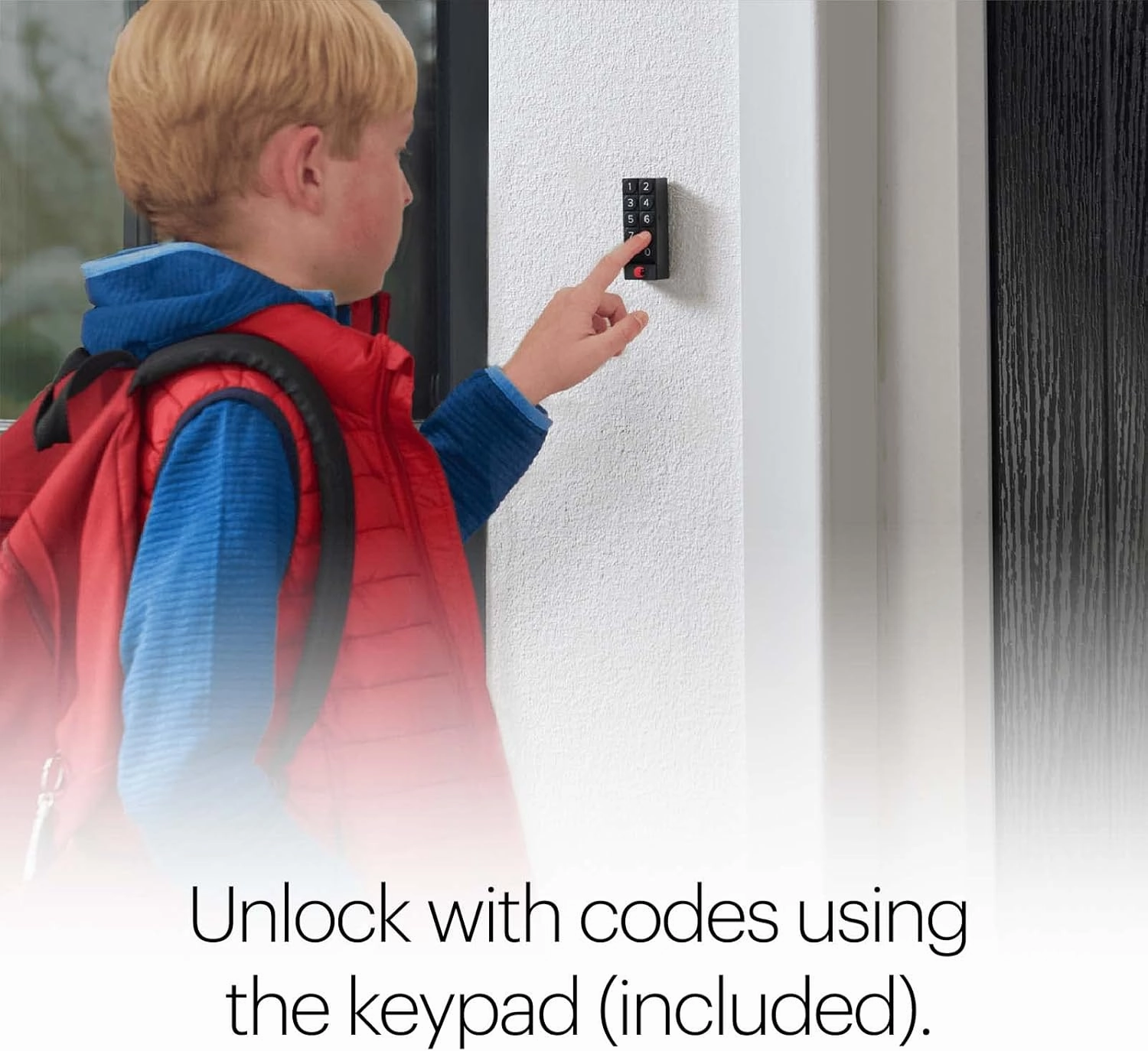 August Home Matte Black Wi-Fi Smart Lock and Smart Keypad, Keyless Door Lock for Front Entry Door, Great for Guests and Vacation Rentals, AUG-SL05-KY1-G05