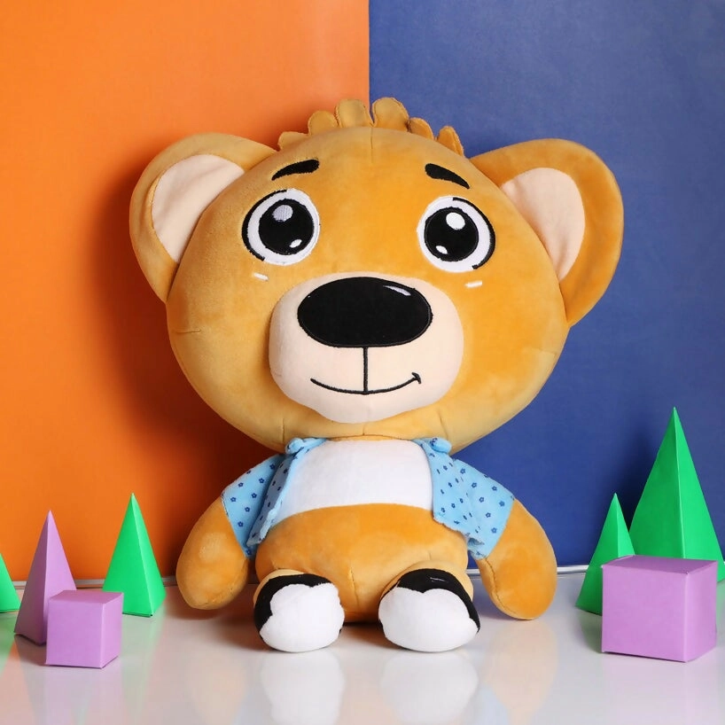 Aurbo Bear Soft Toy For Kids - Huggable Stuffed Animal (35 cm)