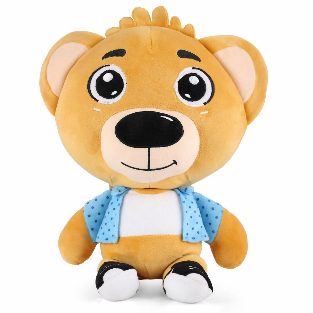 Aurbo Bear Soft Toy For Kids - Huggable Stuffed Animal (35 cm)
