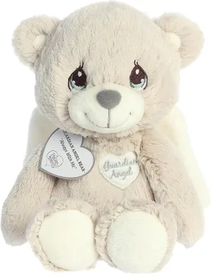 Aurora® Inspirational Precious Moments™ Guardian Angel Bear Stuffed Animal - Cherished Memories - Enduring Comfort - Off-White 12 Inches