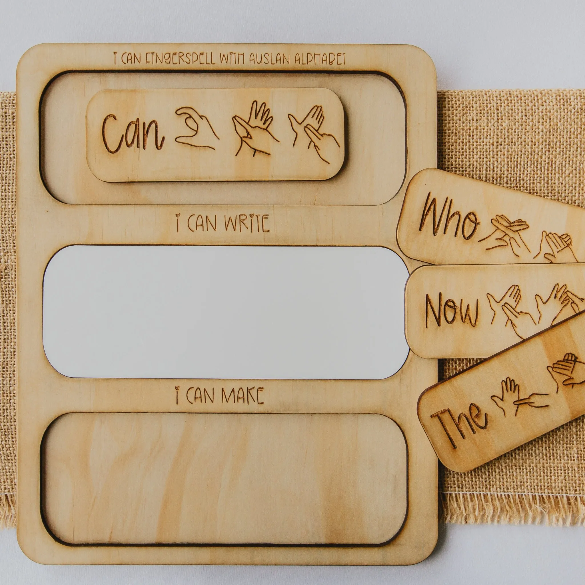Auslan - 'I Can' Board