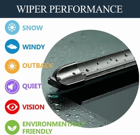 AUTOBOO 24" 19" Windshield Wipers Replacement for Mercedes-Benz CLA250 GLA250 CLA45 GLA45 AMG 2020 2019 2018 2017 2016 -Original Factory Quality (Pack of 2)