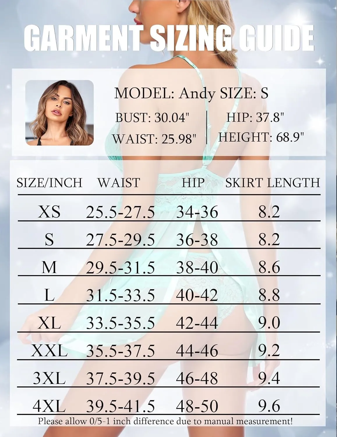 Avidlove Women Lingerie Lace Babydoll Strap Chemise Halter Teddy V Neck Mesh Nightgown