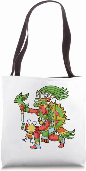Aztec God of the Sun - Tonatiuh Tote Bag