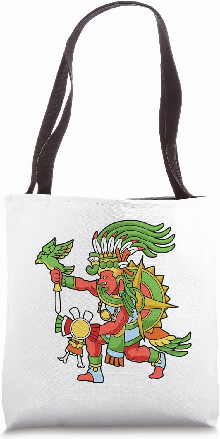 Aztec God of the Sun - Tonatiuh Tote Bag