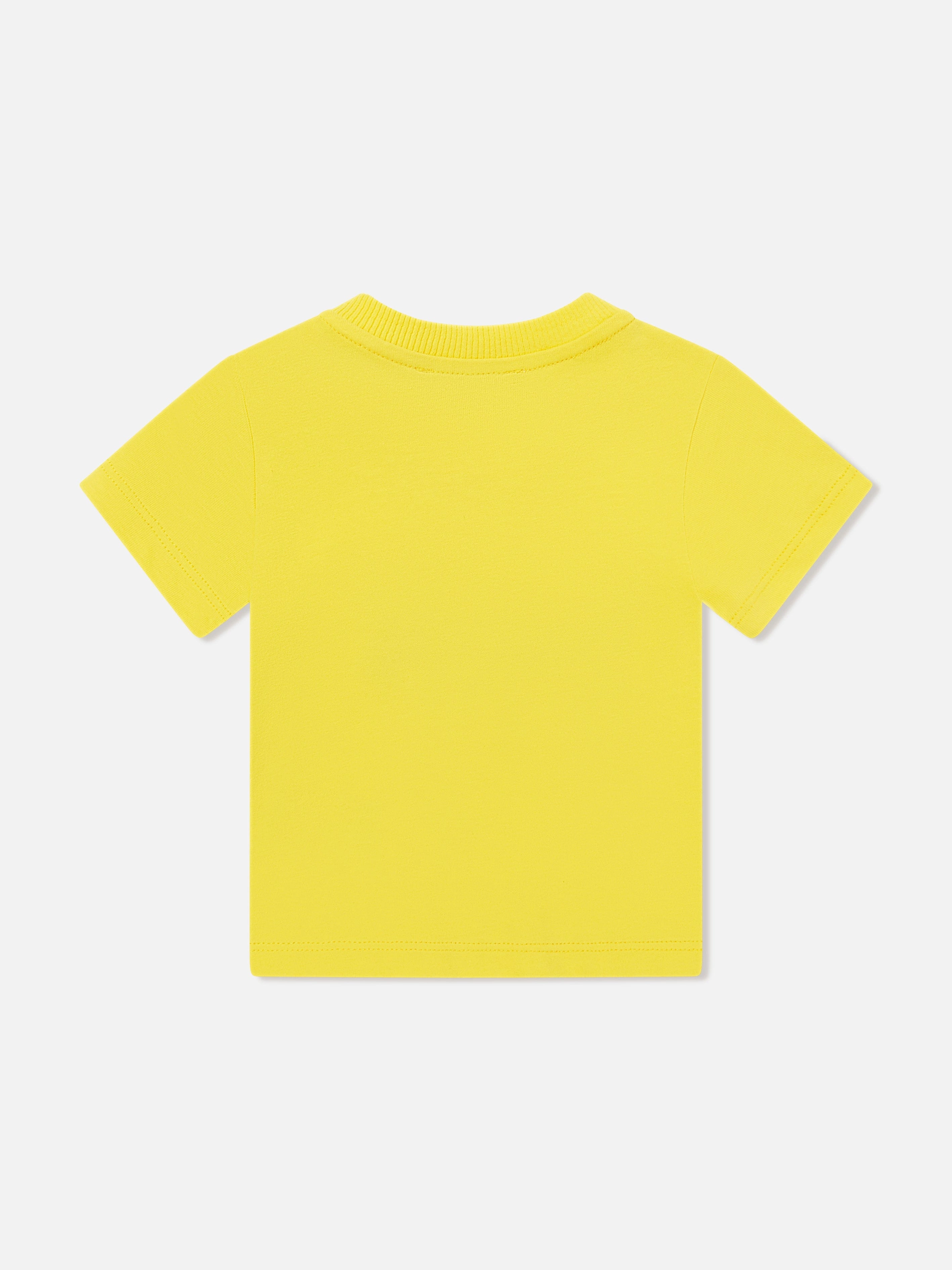 Baby Teddy Bear Logo T-Shirt in Yellow